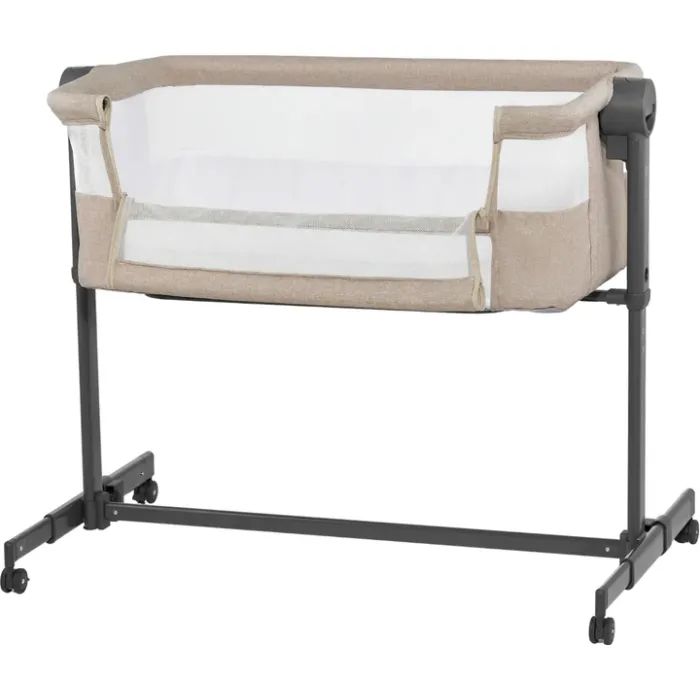Ліжечко Kinderkraft Приставне ліжечко-люлька Neste Up 2 Light Grey (5902533924523)