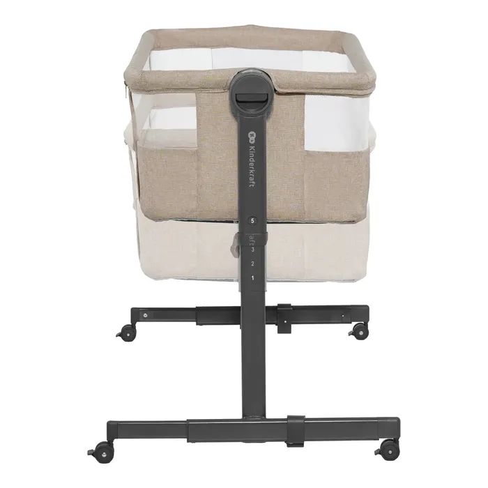 Ліжечко Kinderkraft Приставне ліжечко-люлька Neste Up 2 Light Grey (5902533924523) зображення 3