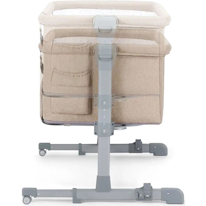 Кроватка Kinderkraft Приставная кроватка-люлька Neste Up 2 Light Grey (5902533924523) изображение 6