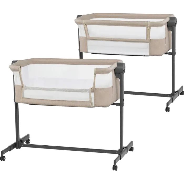 Ліжечко Kinderkraft Приставне ліжечко-люлька Neste Up 2 Light Grey (5902533924523) зображення 6