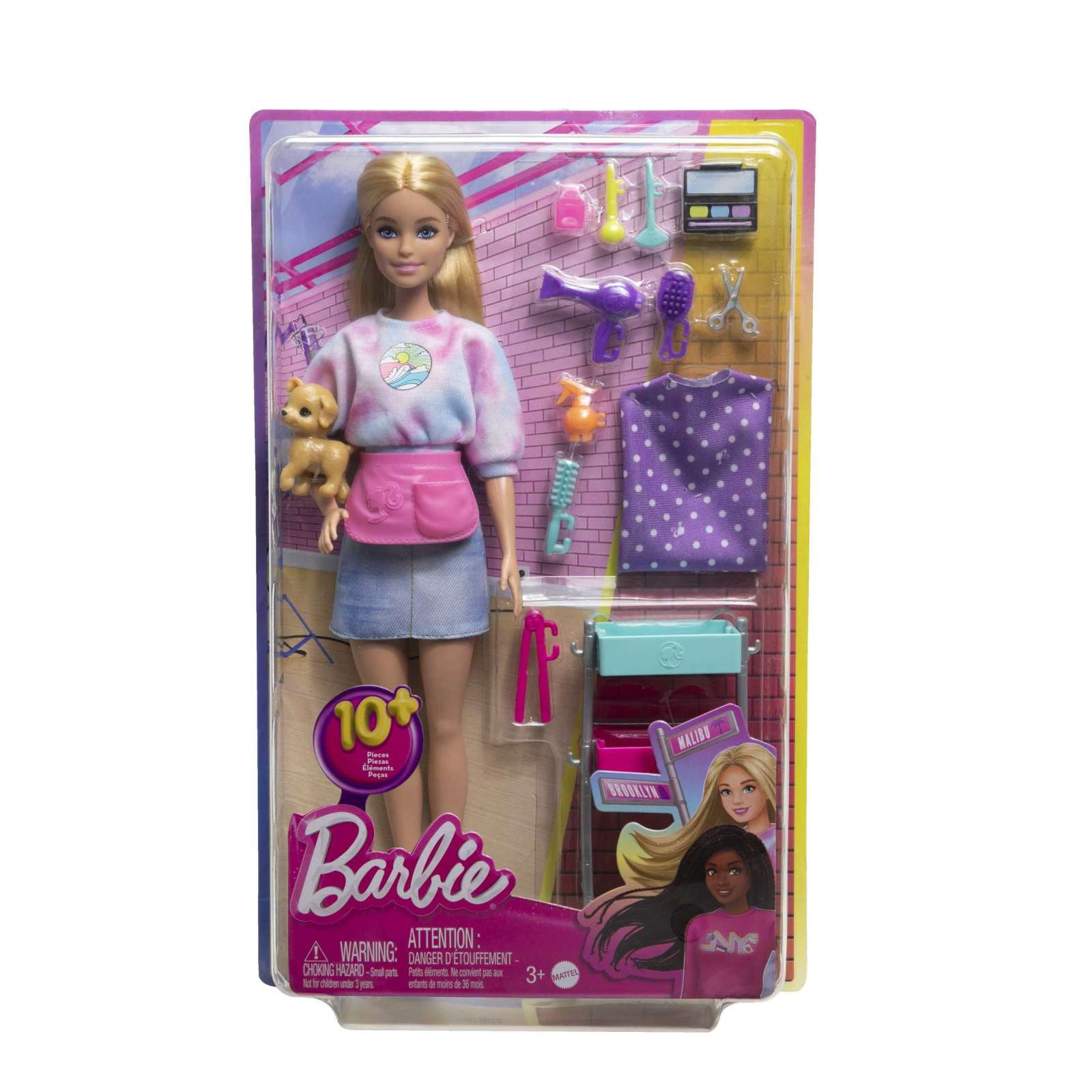 Кукла Barbie Малибу Стилистка (HNK95) изображение 6