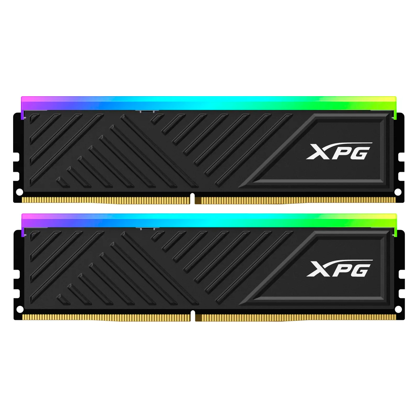 Модуль пам'яті для комп'ютера DDR4 16GB (2x8GB) 3600 MHz XPG Spectrix D35G RGB Black ADATA (AX4U36008G18I-DTBKD35G)