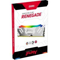 Модуль памяти для компьютера DDR5 32GB (2x16GB) 6800 MHz Renegade RGB White/Silver Kingston Fury (ex.HyperX) (KF568C36RWAK2-32) изображение 4