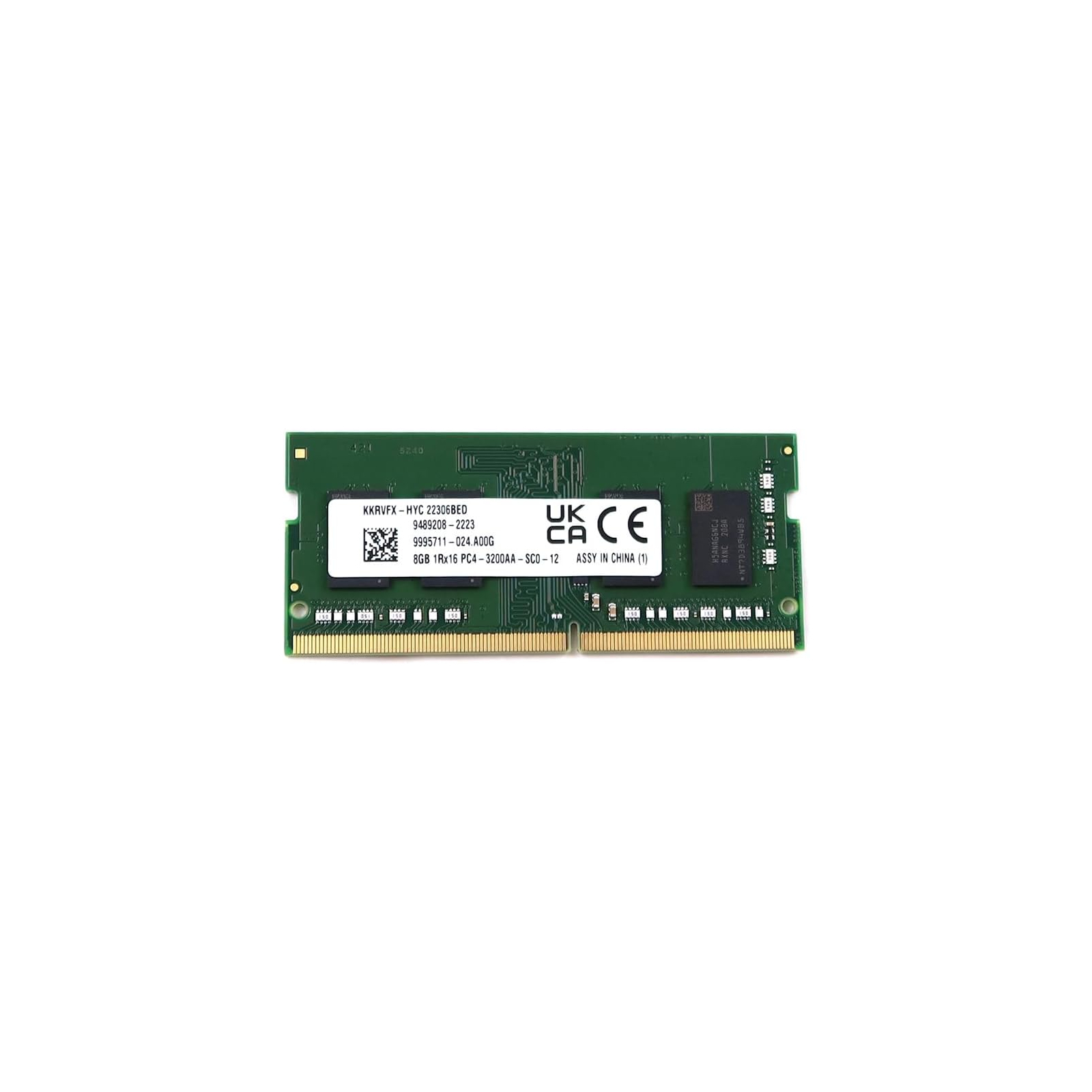 Модуль памяти для ноутбука SoDIMM DDR4 8GB 3200 MHz Kingston (9995711-024.A00G)