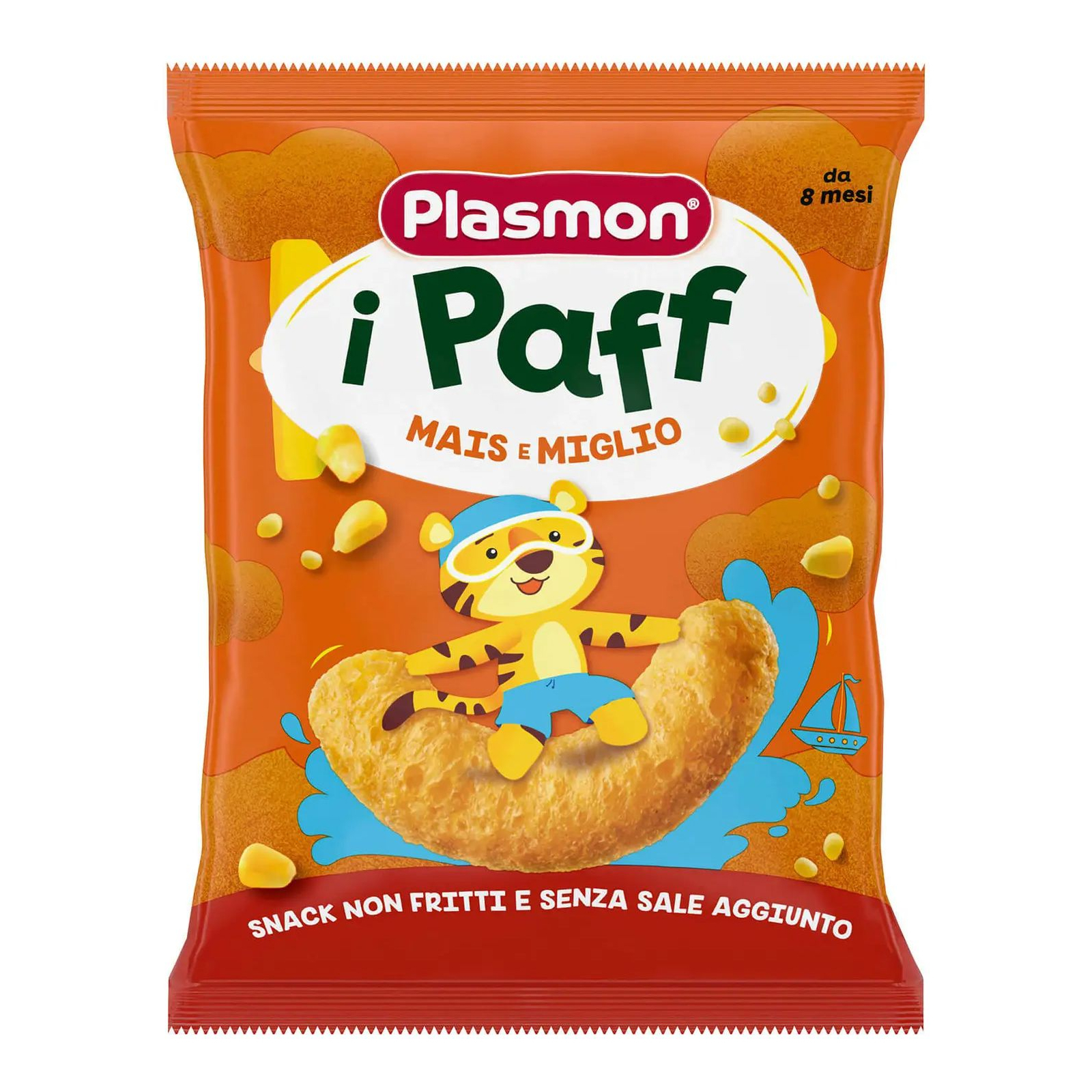 Печенье Plasmon Baby Puffs из кукурузы и пшена 15 г (1136178)