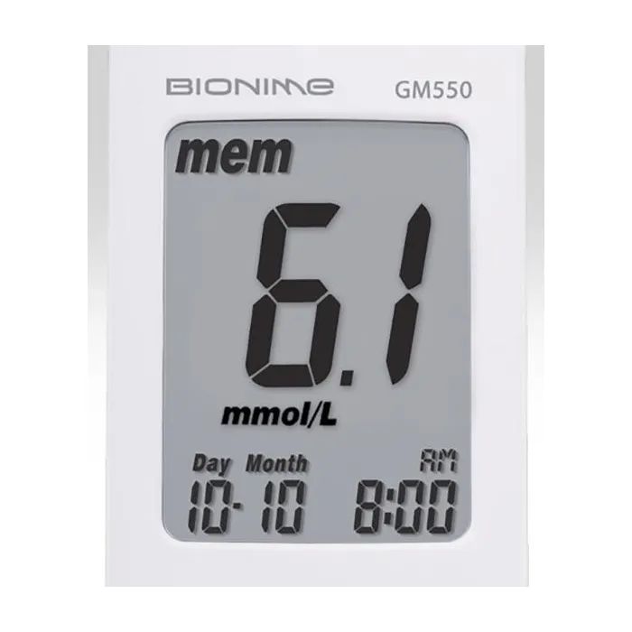 Глюкометр Bionime Rightest GM550 (4710627333486) зображення 2