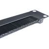 Кабельний організатор Eserver 19" 1U щіточний, однобічний (WT-2154A) зображення 3