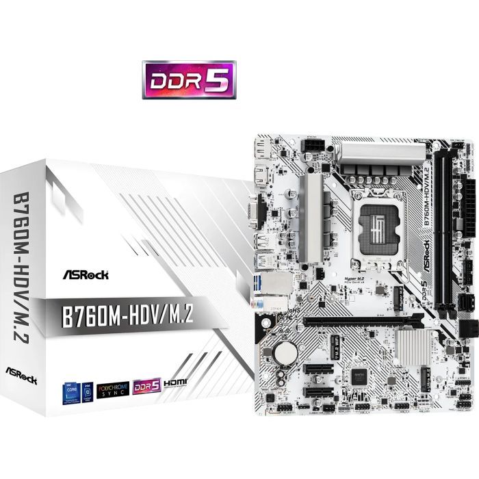 Материнская плата ASRock B760M-HDV/M.2 изображение 5