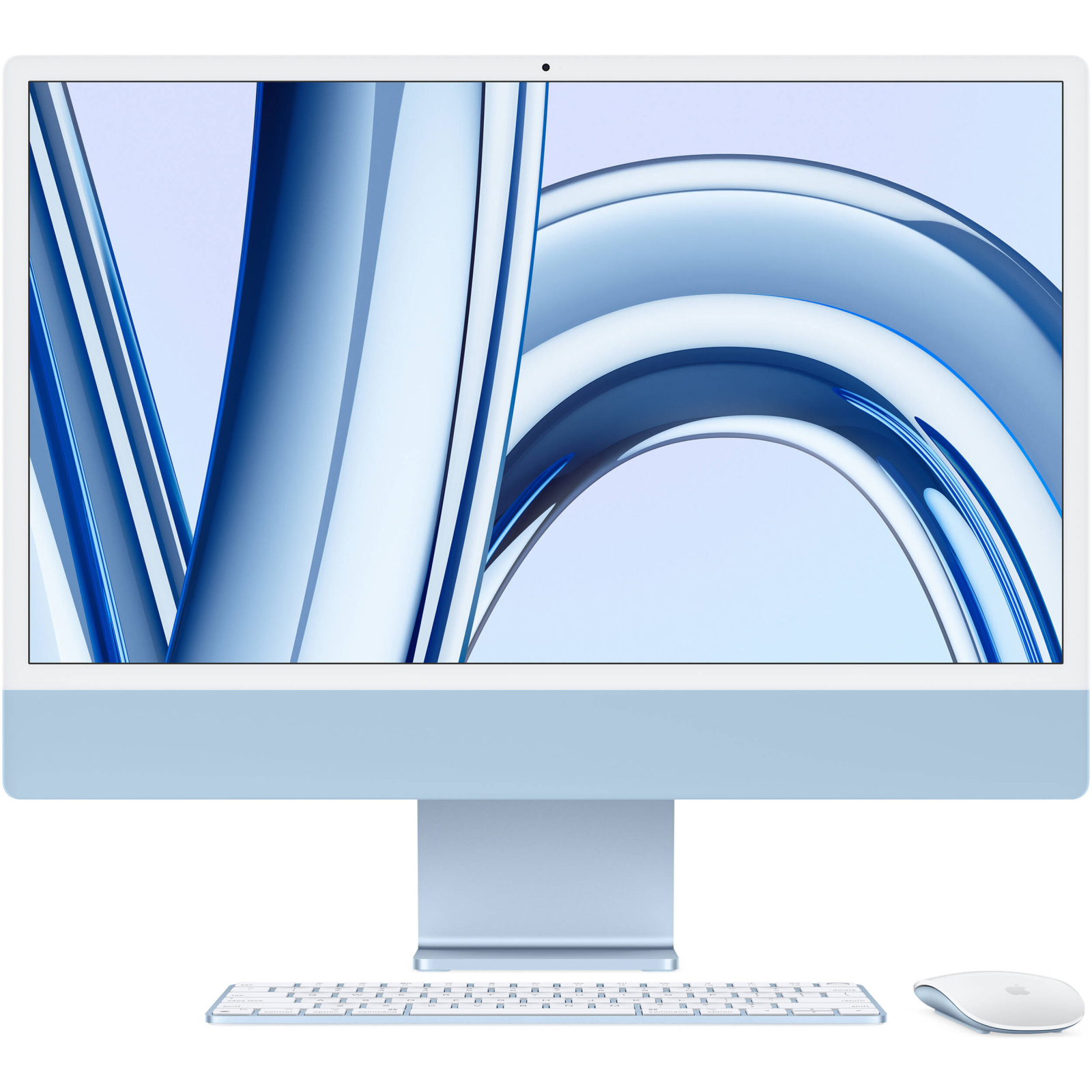 Комп'ютер Apple A2874 24" iMac Retina 4.5K / Apple M3 with 8-core GPU, 256SSD, Blue (MQRC3UA/A)