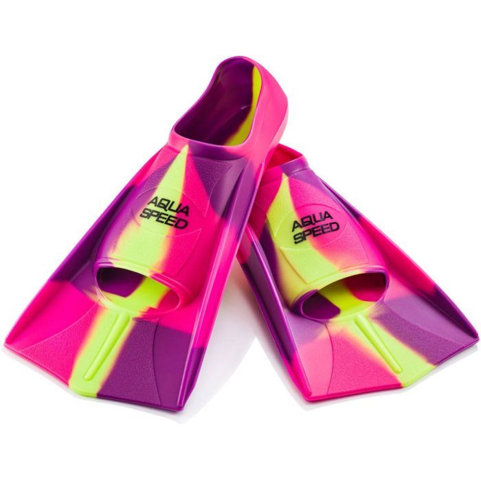 Ласты Aqua Speed Training Fins 137-93 7930 рожевий, фіолетовий, жовтий 31-32 (5908217679307)