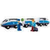 Железная дорога Hape Набор для железнодорожной игрушки Поезд Интерсити с вагонами (E3728) изображение 2