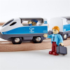 Железная дорога Hape Набор для железнодорожной игрушки Поезд Интерсити с вагонами (E3728) изображение 4