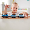 Железная дорога Hape Набор для железнодорожной игрушки Поезд Интерсити с вагонами (E3728) изображение 6
