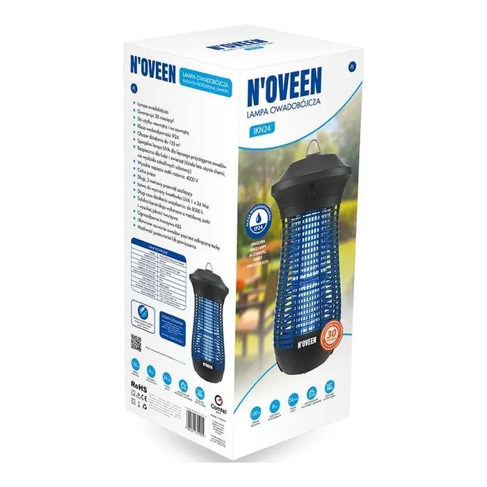 Инсектицидная лампа N'oveen IKN24 (RL076226) изображение 2