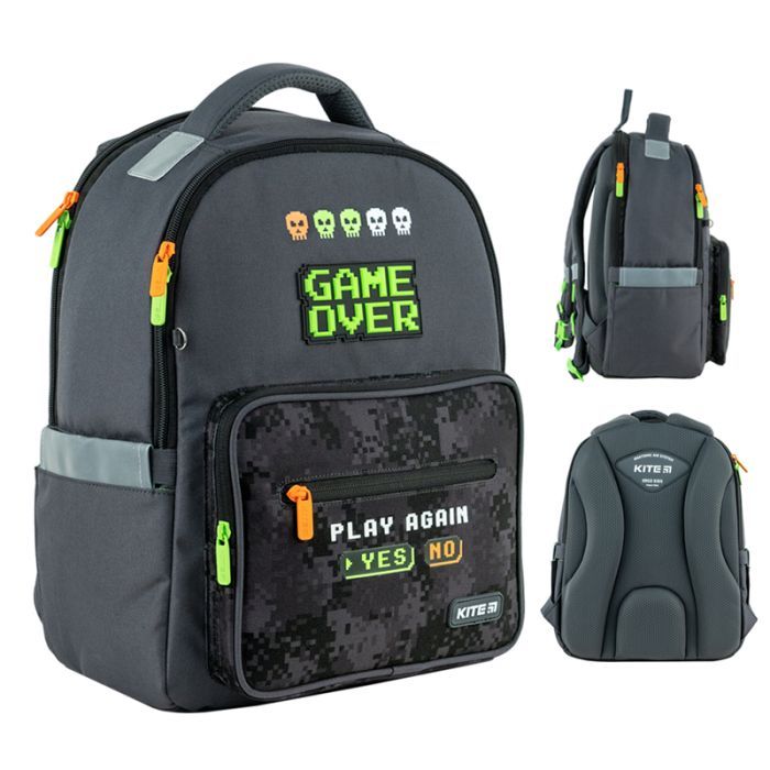 Рюкзак шкільний Kite Education 770 Game Over (K24-770M-4)