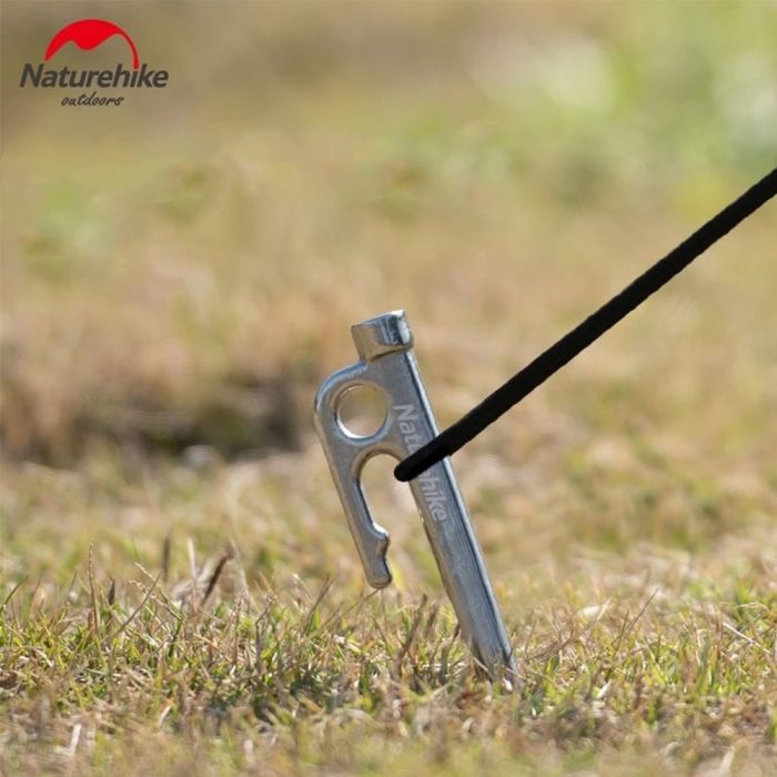 Комплект колышков Naturehike NH19PJ014 25 см сірий (6927595746929) изображение 3