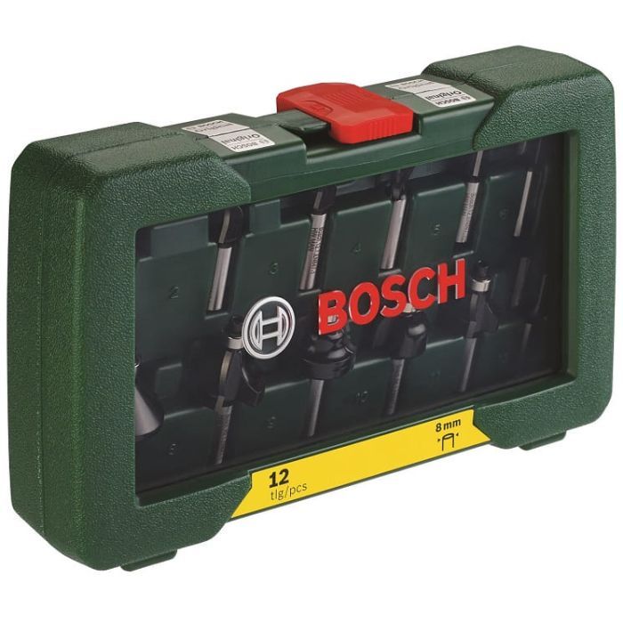 Набір фрез Bosch Expert for Wood 8мм, 12шт (2.607.019.466) зображення 2