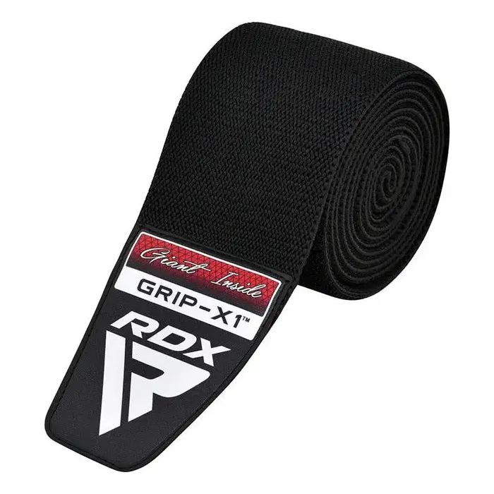 Бинт для спорта RDX на коліна K1 GYM Knee Wraps Full Black (WAH-K1FB) изображение 2