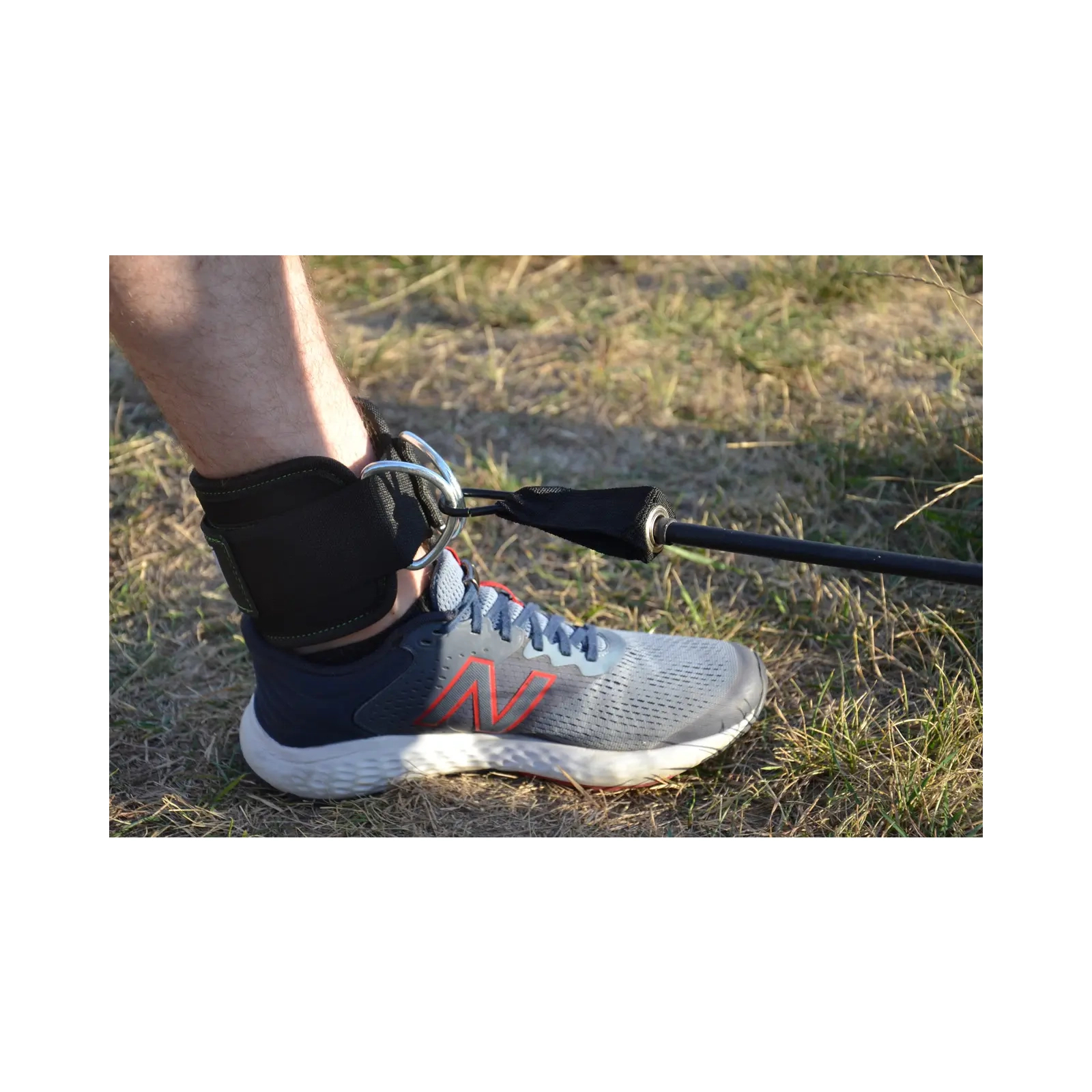 Манжета для тяги PowerPlay Ankle Strap Чорна (SALE_PP_4334_Black) изображение 7