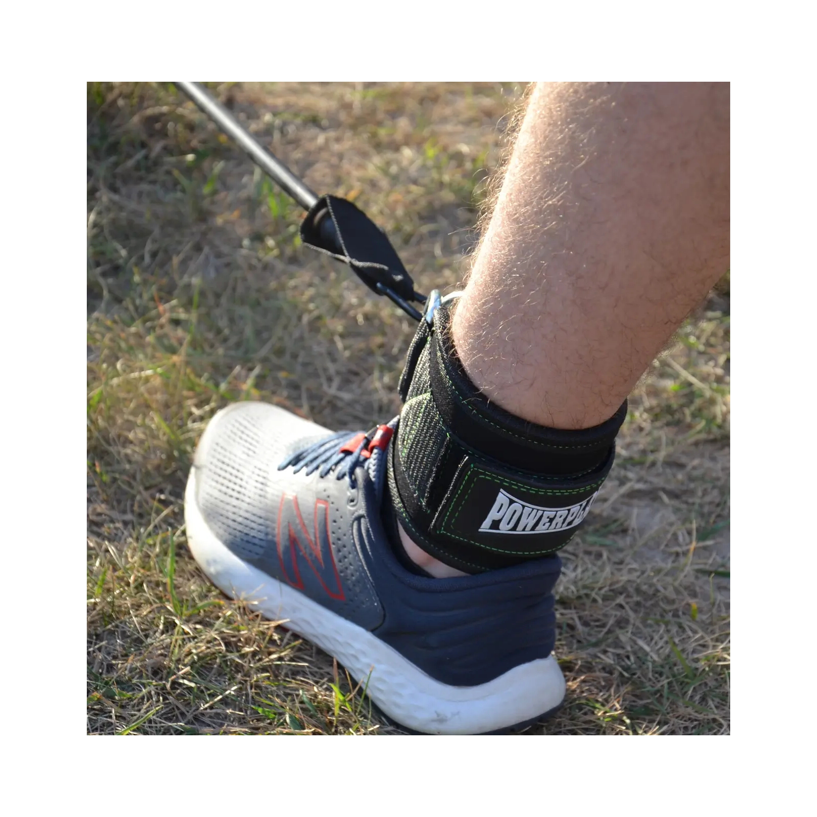 Манжета для тяги PowerPlay Ankle Strap Чорна (SALE_PP_4334_Black) изображение 8