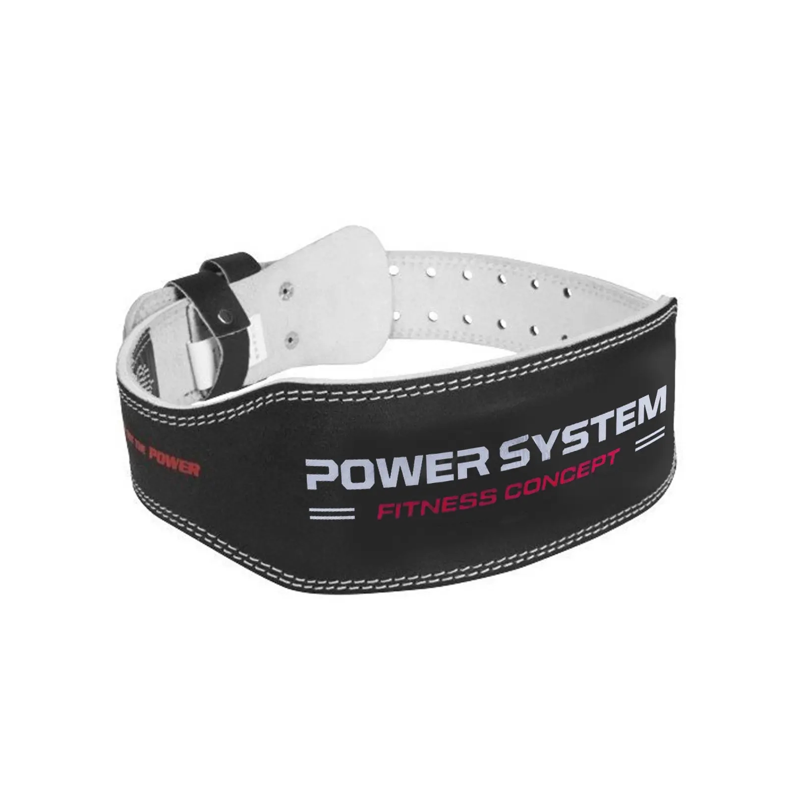 Атлетичний пояс Power System PS-3100 Power шкіряний Black M (PS-3100_M_Black)