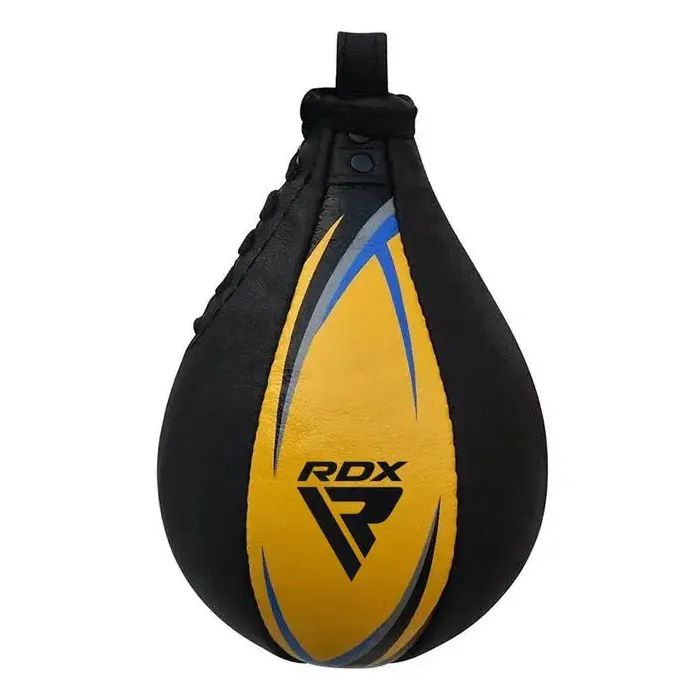 Груша боксерская RDX 2Y Boxing Speed Ball Leather Multi Yellow/Blue (2SBL-S2YU) изображение 2
