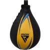 Груша боксерская RDX 2Y Boxing Speed Ball Leather Multi Yellow/Blue (2SBL-S2YU) изображение 2