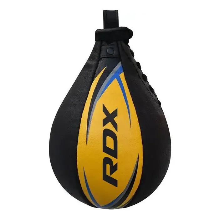 Груша боксерская RDX 2Y Boxing Speed Ball Leather Multi Yellow/Blue (2SBL-S2YU) изображение 3