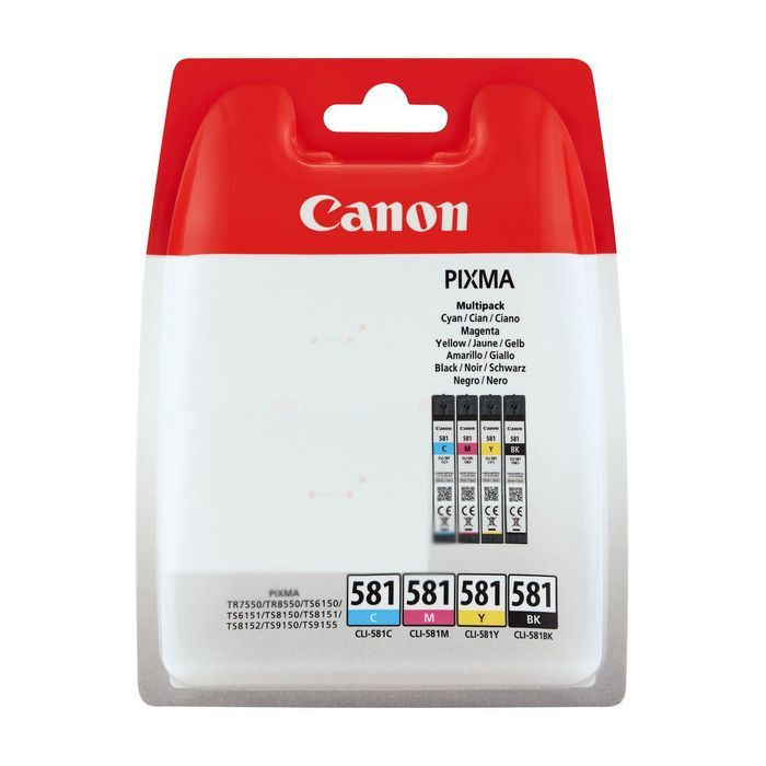 Картридж Canon CLI-581 Multipack BK,C,M,Y*5.6ml Blister (2103C007)