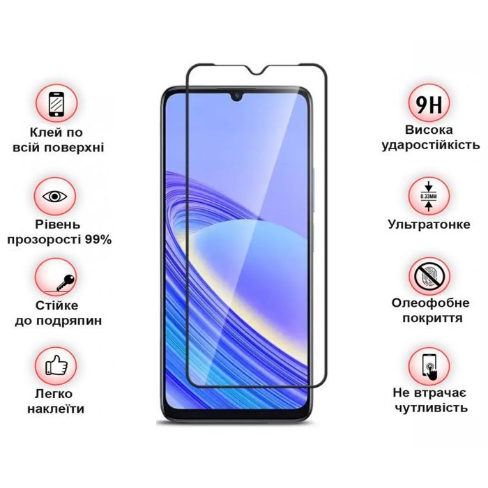 Скло захисне BeCover TCL 40 SE (T610K2) Black (711380) зображення 3