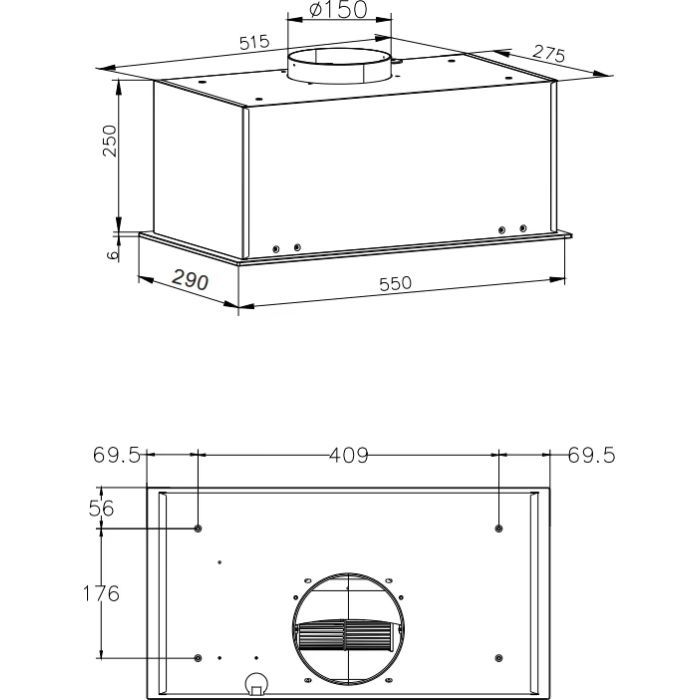 Витяжка кухонна Hansa OMP6553BGH зображення 5