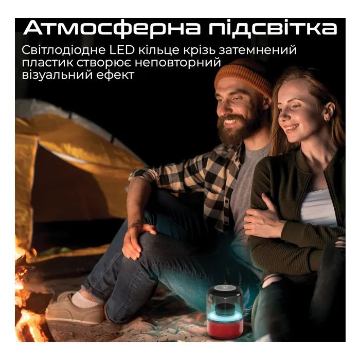 Акустична система Promate Glitz Red (glitz.red) зображення 4