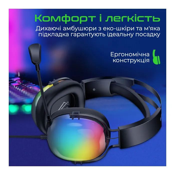 Наушники Vertux Sirius 7.1 USB Black (sirius.black) изображение 6