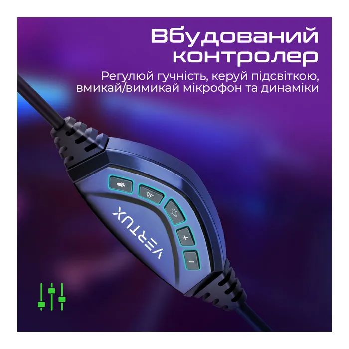 Наушники Vertux Sirius 7.1 USB Black (sirius.black) изображение 7