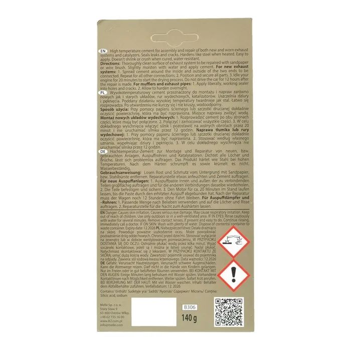 Герметик автомобільний K2 Bond Mefix 140 г (B306) зображення 2