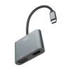 Переходник XO 4-in-1 Dock USB-C (HDMI/VGA/USB3.0/USB-C PD) (XO-HUB001SL) изображение 2