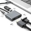Переходник XO 4-in-1 Dock USB-C (HDMI/VGA/USB3.0/USB-C PD) (XO-HUB001SL) изображение 4
