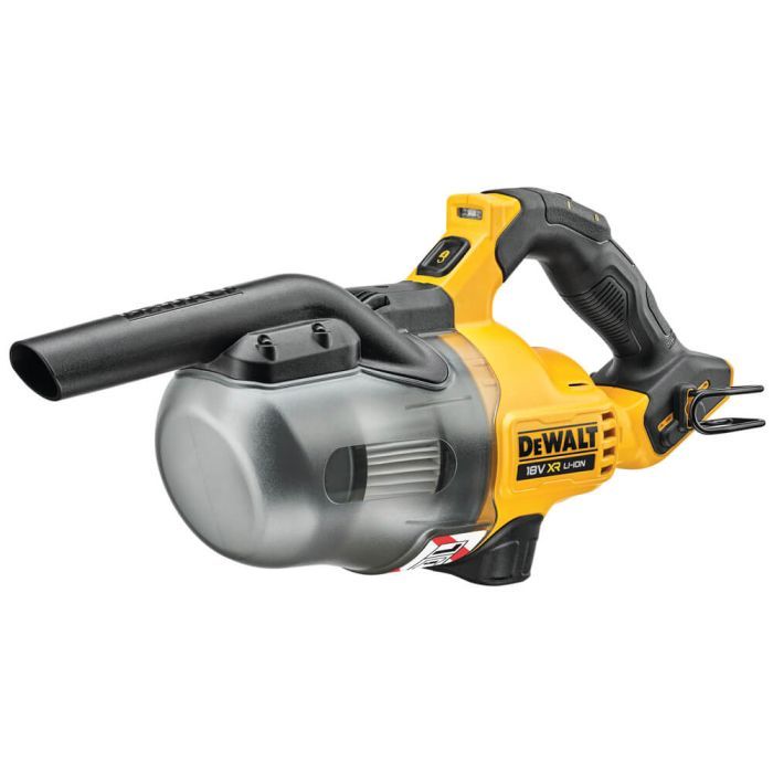 Пилосос будівельний DeWALT 18 B XR Li-lon, діаметр шланга 31,8 мм, 21,7 л/с, 1.5 кг (без АКБ та ЗУ) (DCV501LN)
