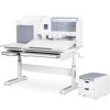 Парта Mealux Winnipeg Multicolor Plus WG Grey (BD-630 WG з тумбою)