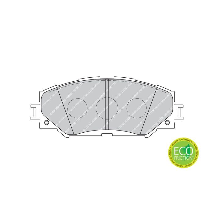 Гальмівні колодки FERODO FDB1891 зображення 2