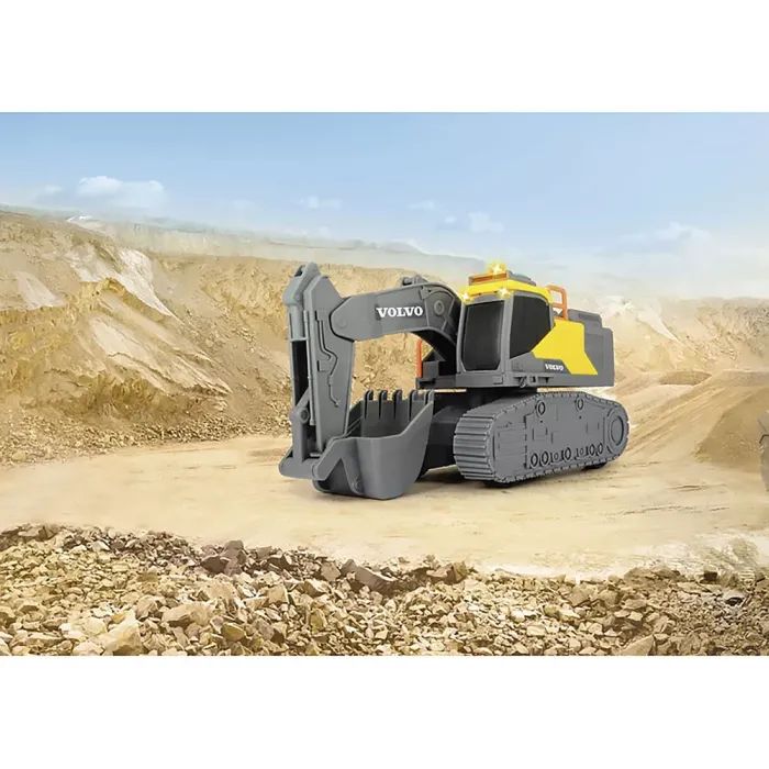 Спецтехника Dickie Toys Экскаватор Вольво со звук. и свет. эффект., 23 см (3723008) изображение 6