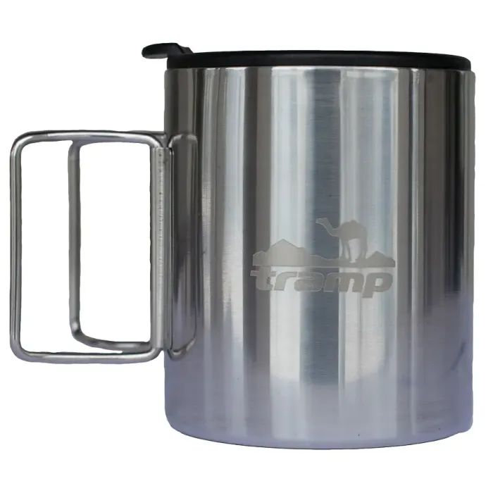 Чашка туристическая Tramp 400 мл Steel (UTRC-137-metal)