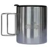 Чашка туристическая Tramp 400 мл Steel (UTRC-137-metal)