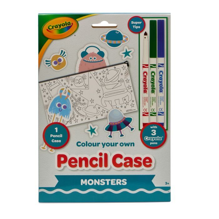 Набор для творчества Crayola Пенал-раскраска Монстры С фломастерами (15764-B) изображение 4