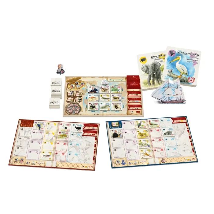 Настольная игра Feelindigo По следам Дарвина (In the Footsteps of Darwin) (укр.) (FI24062) изображение 2
