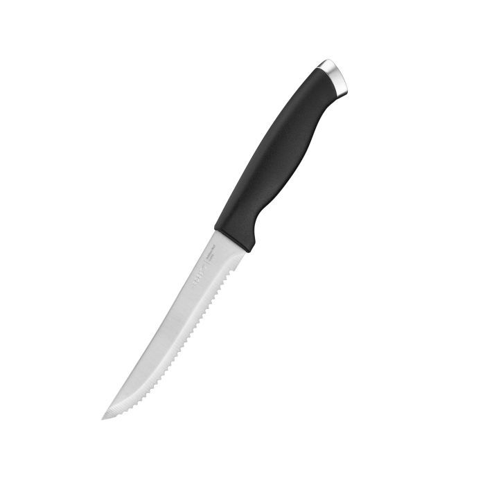 Набор ножей Ardesto Gemini Gourmet, 2 предмети, нержавіюча сталь, пластик, чорний (AR2102BL) изображение 2