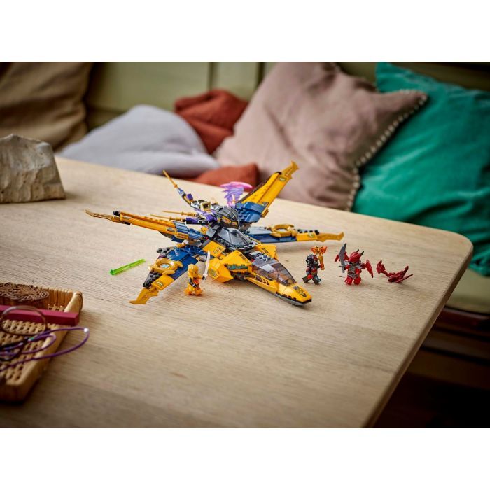 Конструктор LEGO Ninjago Суперштормовой реактивный самолет Рас и Арин (71833) изображение 11