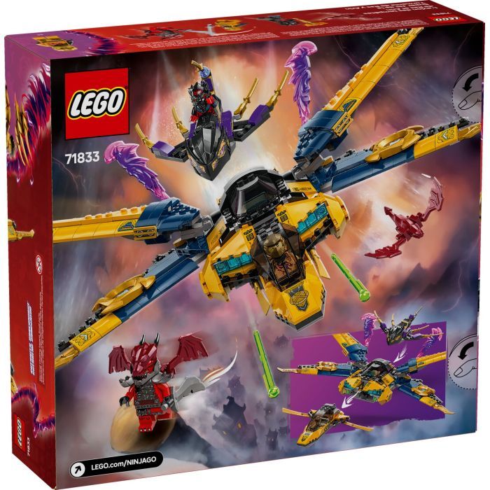 Конструктор LEGO Ninjago Суперштормовой реактивный самолет Рас и Арин (71833) изображение 7