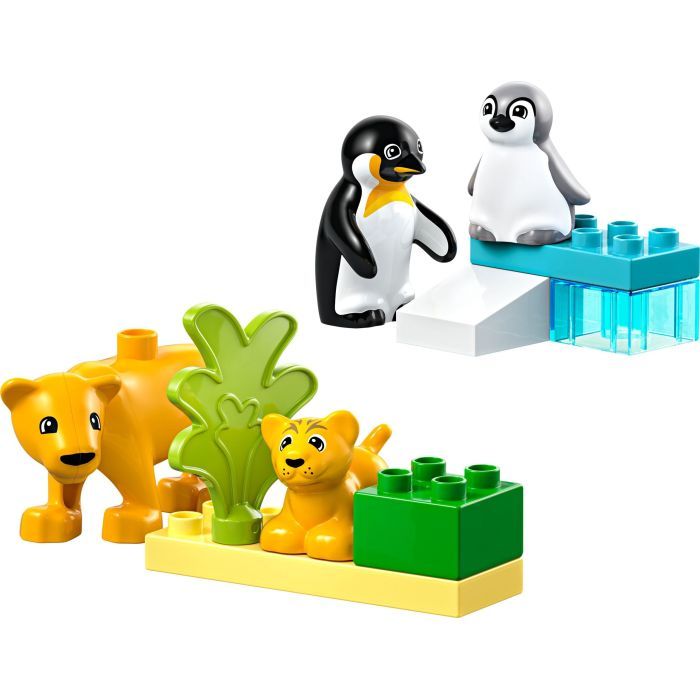 Конструктор LEGO DUPLO Town Сімейства диких тварин: Пінгвіни та Леви (10442) зображення 2