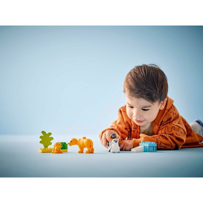 Конструктор LEGO DUPLO Town Сімейства диких тварин: Пінгвіни та Леви (10442) зображення 7